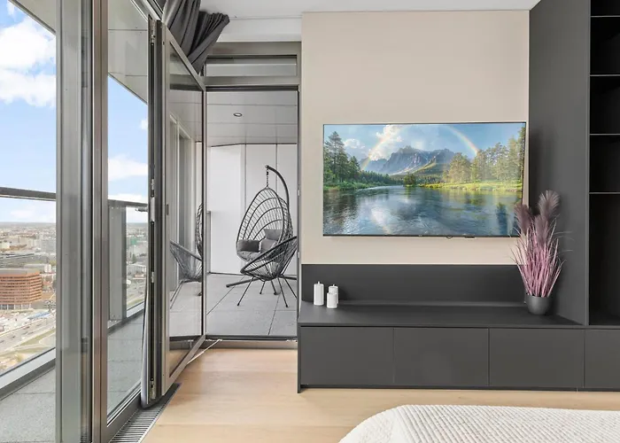 Luxury Eurovea Tower - & Hills Bratysława